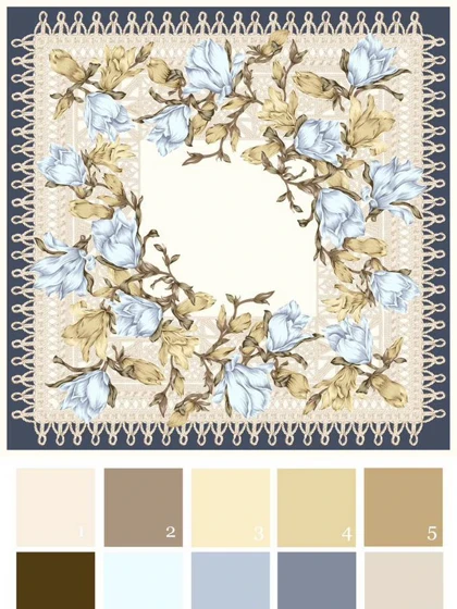 روسری ابریشم مارکا