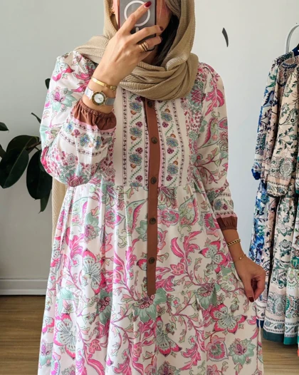 پیراهن ساحلی مزونی فرح 4