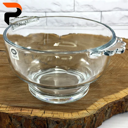 کاسه سوپ خوری شیشه ای بزرگ لیمون