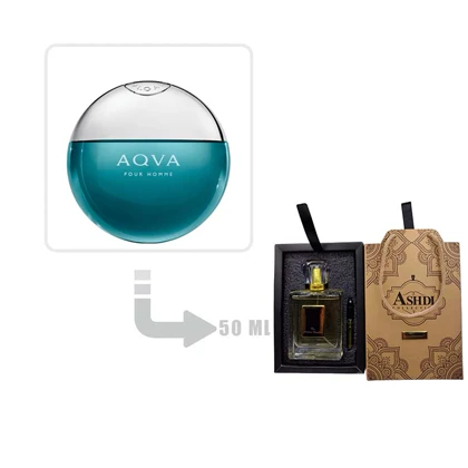عطر ادکلن بولگاری آکوا پور هوم مردانه 50 میل اشدی Bvlgari Aqva Pour Homme for Men Ashdi 50ml