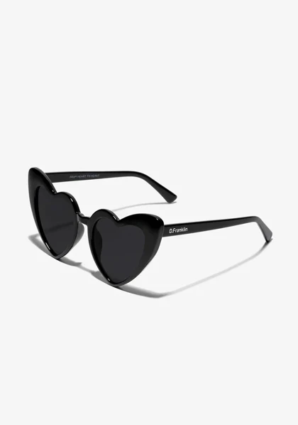عینک آفتابی دی فرانکلین مدل D.franklin Love Heart Black / Black