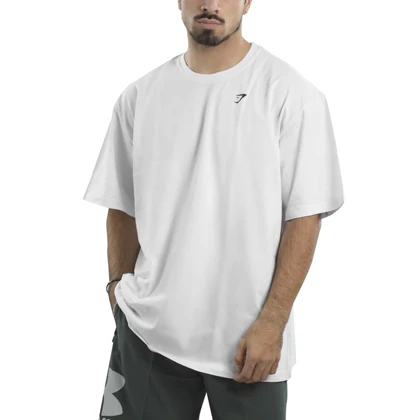 تیشرت اسپرت جیم شارک مدل PB-4H0233 سفید