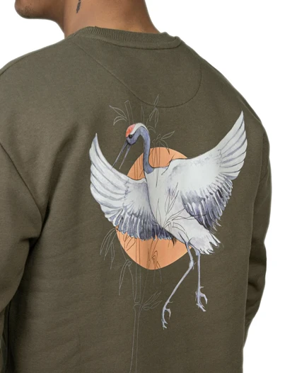 دورس مردانه سه نخ مدل ساده پشت چاپ پلیکان رنگ سبز کد 88253