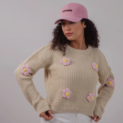 بافت گل برجسته