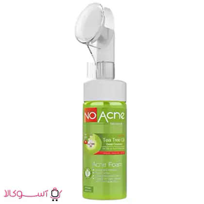 فوم شستشو براش دار نو آکنه مدل tea tree oil حجم 150 میل