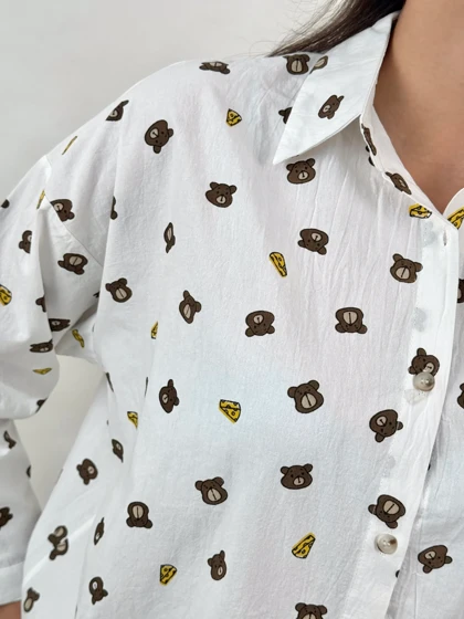 شومیز طرح خرس