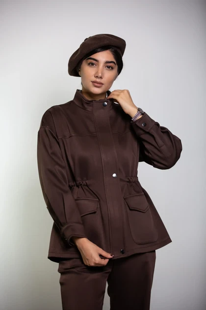 بارانی کجراه زیپ‌دار