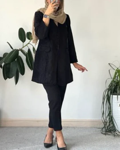 کت مزونی مروارید