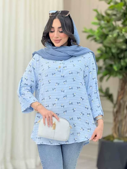 شومیز طرح گل بابونه