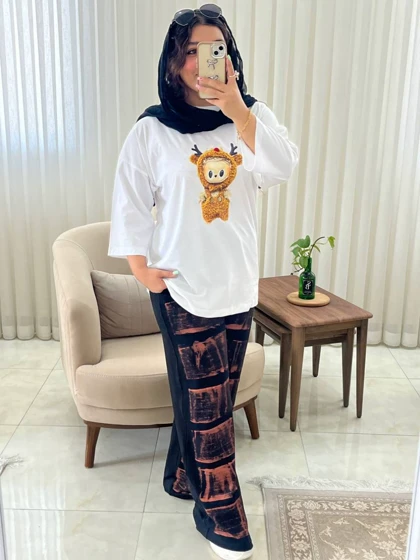 ست لبوبو اسپرت دخترانه و زنانه بیرونی کد 450