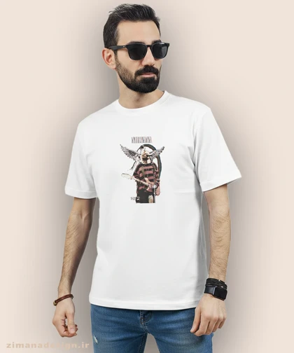 تیشرت مردانه و زنانه طرح نیروانا کد 982