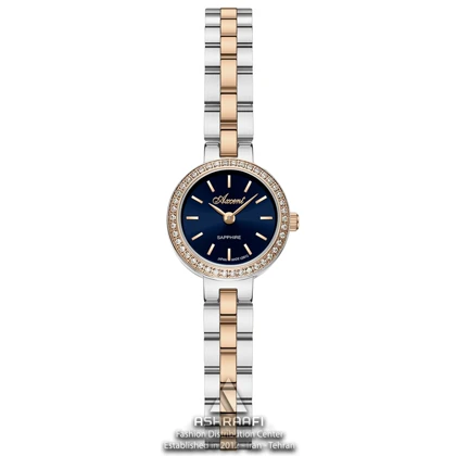 ساعت اکسنت صفحه سورمه ای Axcent AX120013SRgB