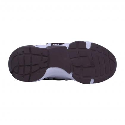 کتانی زنانه نگین‌دار مدل رامونا_سفید قهوه ای کد 7232