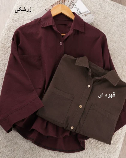 * شومیز لینن باکسی کد 5857