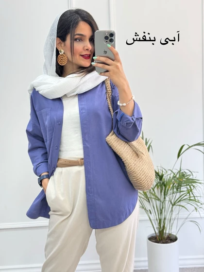 مانتو لینن وارداتی شاپرک
