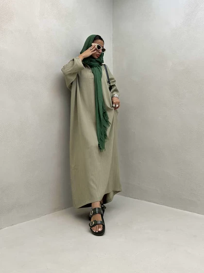 پیراهن بلند 2 دکمه
