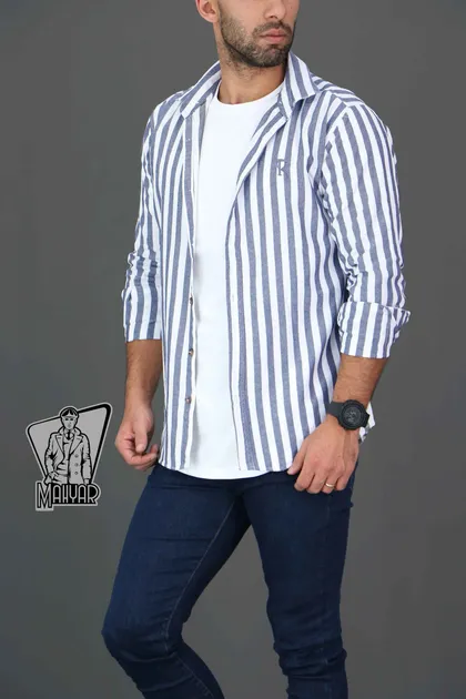 پیراهن راه راه مردانه RITON