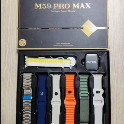ساعت هوشمند M59 pro max اصلی بهمراه 7 بند قیمت عالی