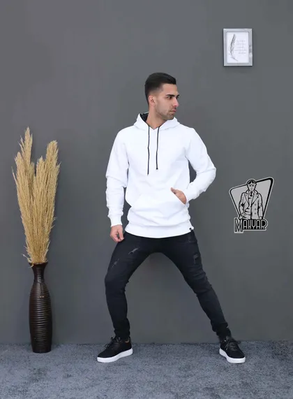 هودی کلاهدار ساده ZARA