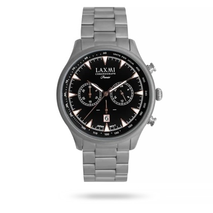 ساعت مچی مردانه لاکسمی بند استیل دودی کد Laxmi 8195/1