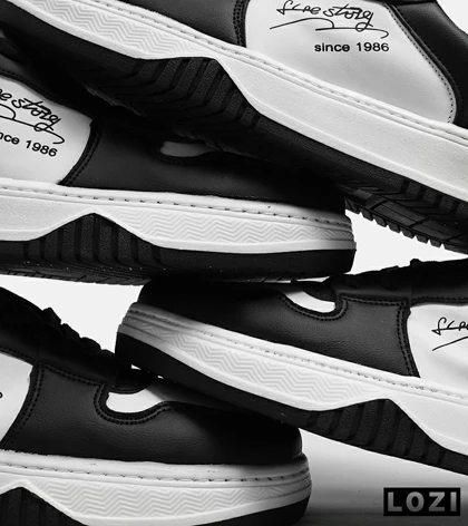 کفش اسنیکرزمردانه مشکی سفید VANS مدل 5705