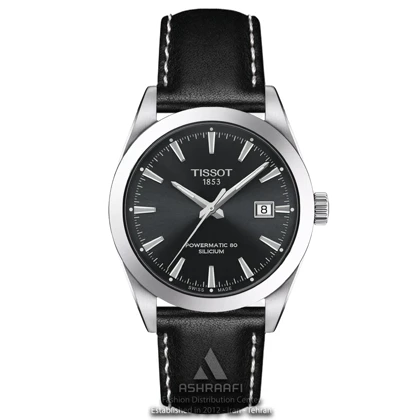 ساعت تیسوت مشکی Tissot Powermatic 80 Silicium SKK22