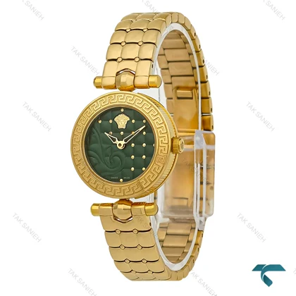 ورساچه طلایی زنانه Micro Vanitas صفحه سبز Versace-7903-L