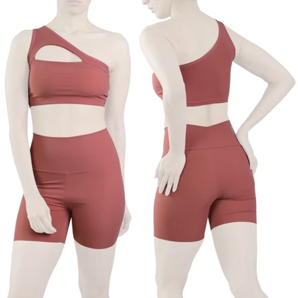 ست نیم‌تنه و کشاله بند ورزشی زنانه لولولمون مدل 7102 پوست پیازی