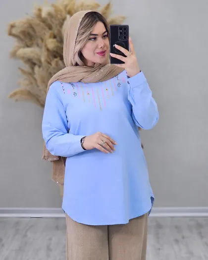 تونیک گلدوزی