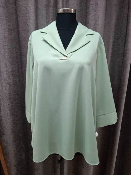 شومیز یقه انگلیسی سایزبزرگ