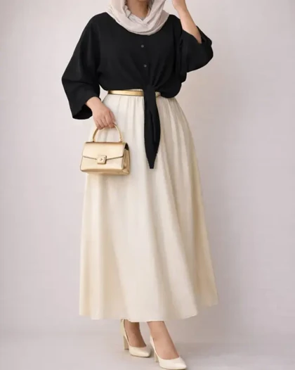 شومیز گره‌ای کوک دوزی 7079