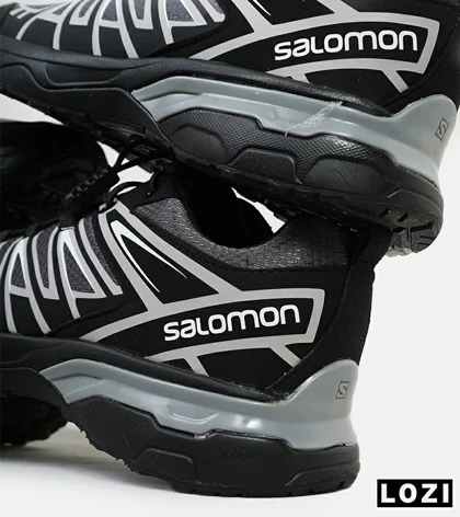 کفش کتانی مردانه و زنانه مشکی طوسی سفید Salomon X ULTRA