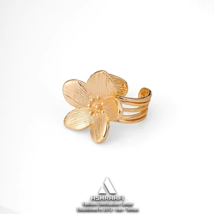 انگشتر طرح گل Flower Ring GS1