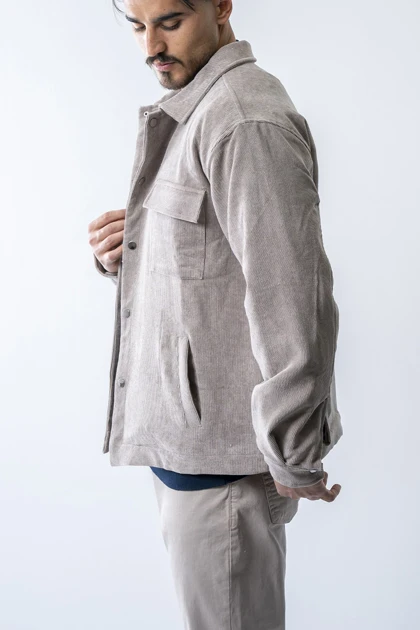 کت مخمل کبریتی مردانه