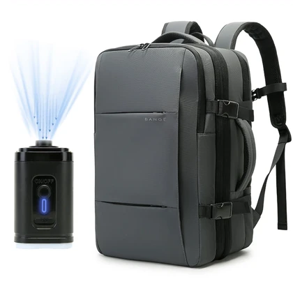 کوله پشتی 40 لیتری بنج BANGE اصل مدل BG-3028-1 قفل دار با پمپ وکیوم