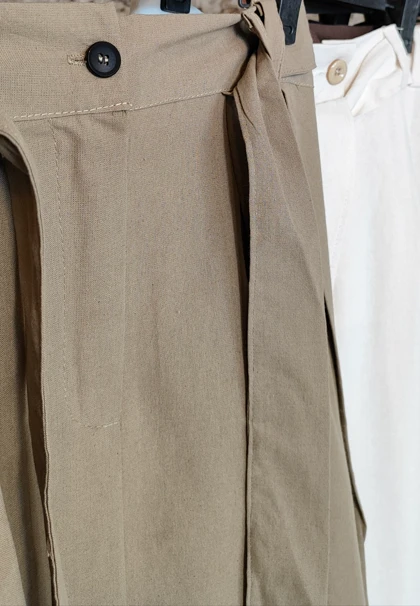 دامن 3 پیل کمربند دار مدل پناه  کد 50281