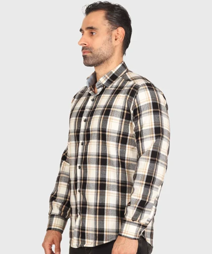 پیراهن مردانه پشمی چهارخانه 0153