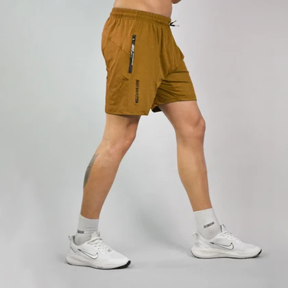 شلوارک ورزشی مردانه نایک مدل DS-3B102 خردلی