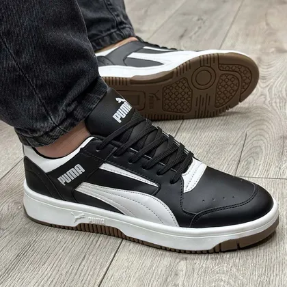 کفش و کتانی مردانه مدل پوما PUMA رنگ مشکی و سفید