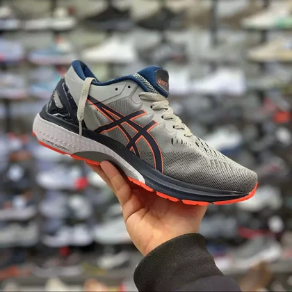 کفش ورزشی مردانه اسیکس Asics مدل کایانو 27 Kayano طوسی