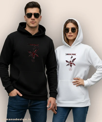 هودی مردانه و زنانه طرح گروه لینکین پارک کد 972