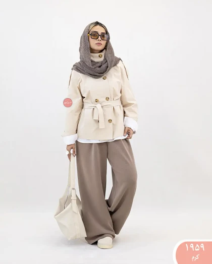 بارانی یقه ایستاده آدنیس 1959