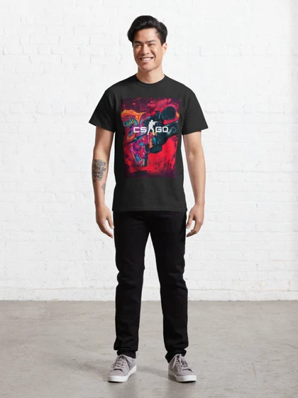 تیشرت طرح Hyper Beast CSGO کانتر استریک کد 10629