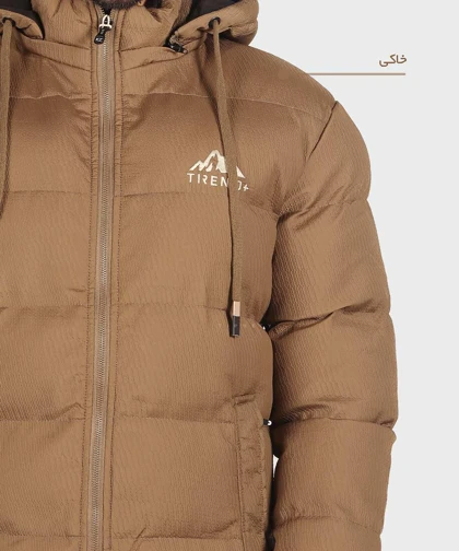 کاپشن مردانه KZXN پف دار 0292