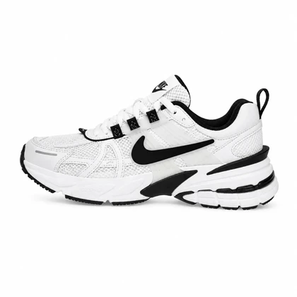 نایک وی تو کی ران سفید مشکی Nike V2K Run White Black