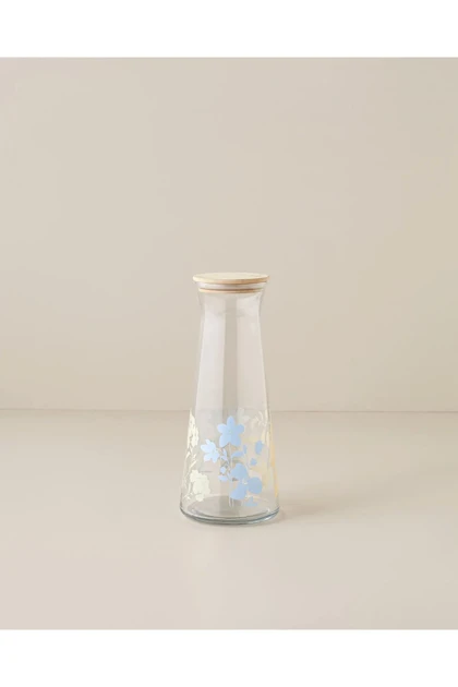 سرویس آب سه تکه English Home مدل Petal Poetry شیشه‌ای - زرد - آبی