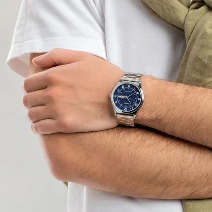 ساعت مچی عقربه ای مردانه کاسیو مدل MTP-V006D-2BUDF