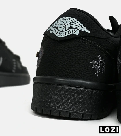 کفش کتانی مردانه و زنانه مشکی نایک NIKE jordan Vodoo