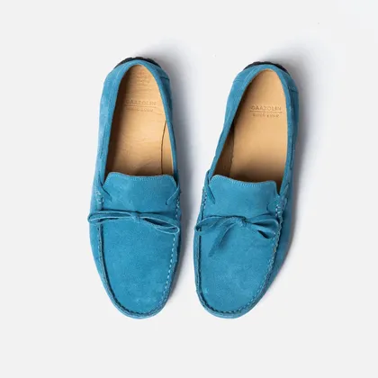 موکاسین درایوینگ گازولین آبی روشن