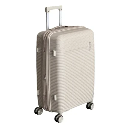 چمدان وارداتی نشکن پاور مدل POWER - PWR40340 MEDIUM سایز متوسط (کاور چمدان - کاور کت - کاور کفش)